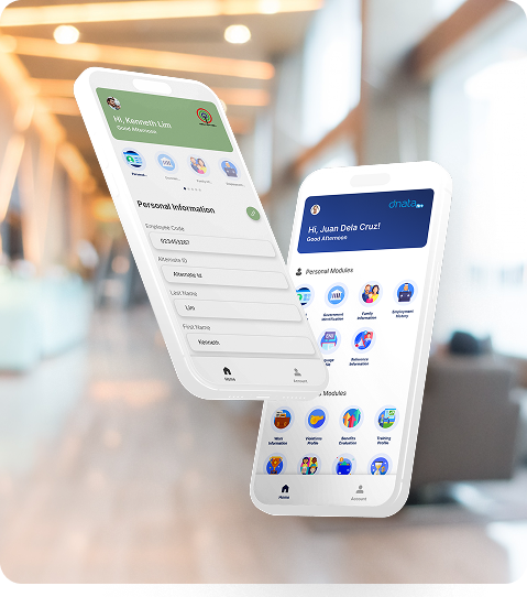 HROnline+ App Interface